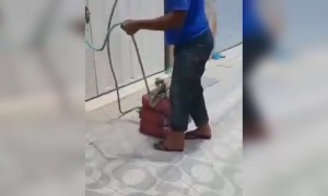 মই চড়তে গিয়ে আরো কাজ বাড়লো