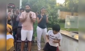 দেখুন সাউথের সুপারস্টার আল্লু অর্জুন কিভাবে স্বাস্থ্যকর্মীদের সম্মান জানালেন