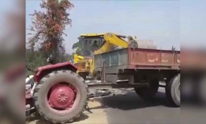 ট্রাক্টর তো পালিয়ে গেল