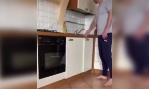 যখন লকডাউনের জন্য বাইরে জগিং করা মানা