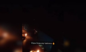 দেখুন ব্যালকনি থেকে কি সুন্দর লাগলো কাল রাত