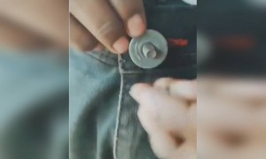জিন্স প্যান্টে এরকম বোতাম আগে দেখেছেন?