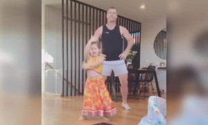 ডেভিড ওয়ার্নার এবং তার মেয়ে নেচে দেখালো হিন্দি গানে