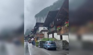 বৃষ্টির দিনে সুইজারল্যান্ড কি সুন্দর লাগে দেখুন