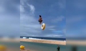 এভাবে কখনো জলে ঝাপ দিয়েছেন