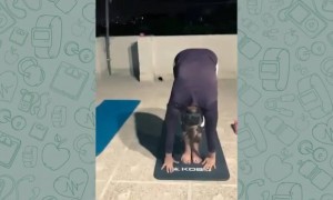 দেখুন অভিনেত্রী কৌশানি মুখার্জী লকডাউনে ওয়ার্ক-আউট টিপস দিলেন