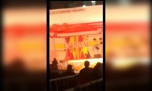 একদিকে স্টেজে চলছে নাচ, অন্য দিকে চলছে হোস্টেলে নাচ