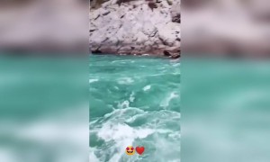 লকডাউনের সময় নদীর জল কি পরিষ্কার দেখুন