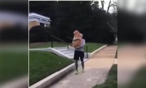 দেখুন এই কুকুর নিজের মালিককে কত ভালোবাসে