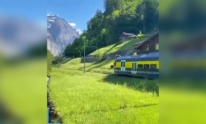 সুইজারল্যান্ডের এই ট্রেনে চড়ার ইচ্ছে আছে?