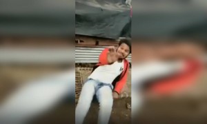 কাপড় তুলে দেঁয়ায় কী হলো দেখুন