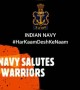 করোনা যোদ্ধাদের সম্মান জানালেন এবার ইন্ডিয়ান নেভি