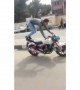 রাস্তায় বাইক নিয়ে সার্কাস করতে গেলে এরকমই হবে